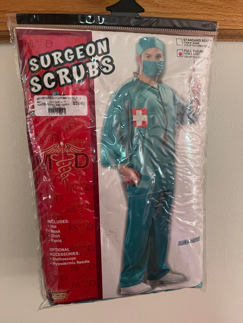 BRAND NEW Men’s Full Figure Nurse Costume
